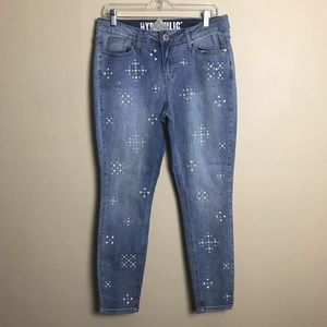 Hydraulic‎ women’s blue skinny jeans size 10
